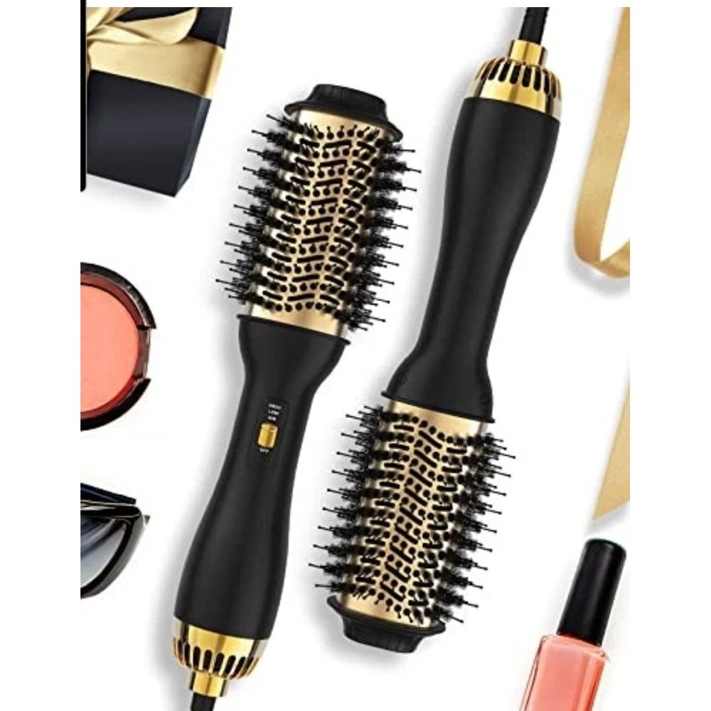 LANDOT Blowout Dryer Brush And Volumizer SM-5368 - Gold New Sealed